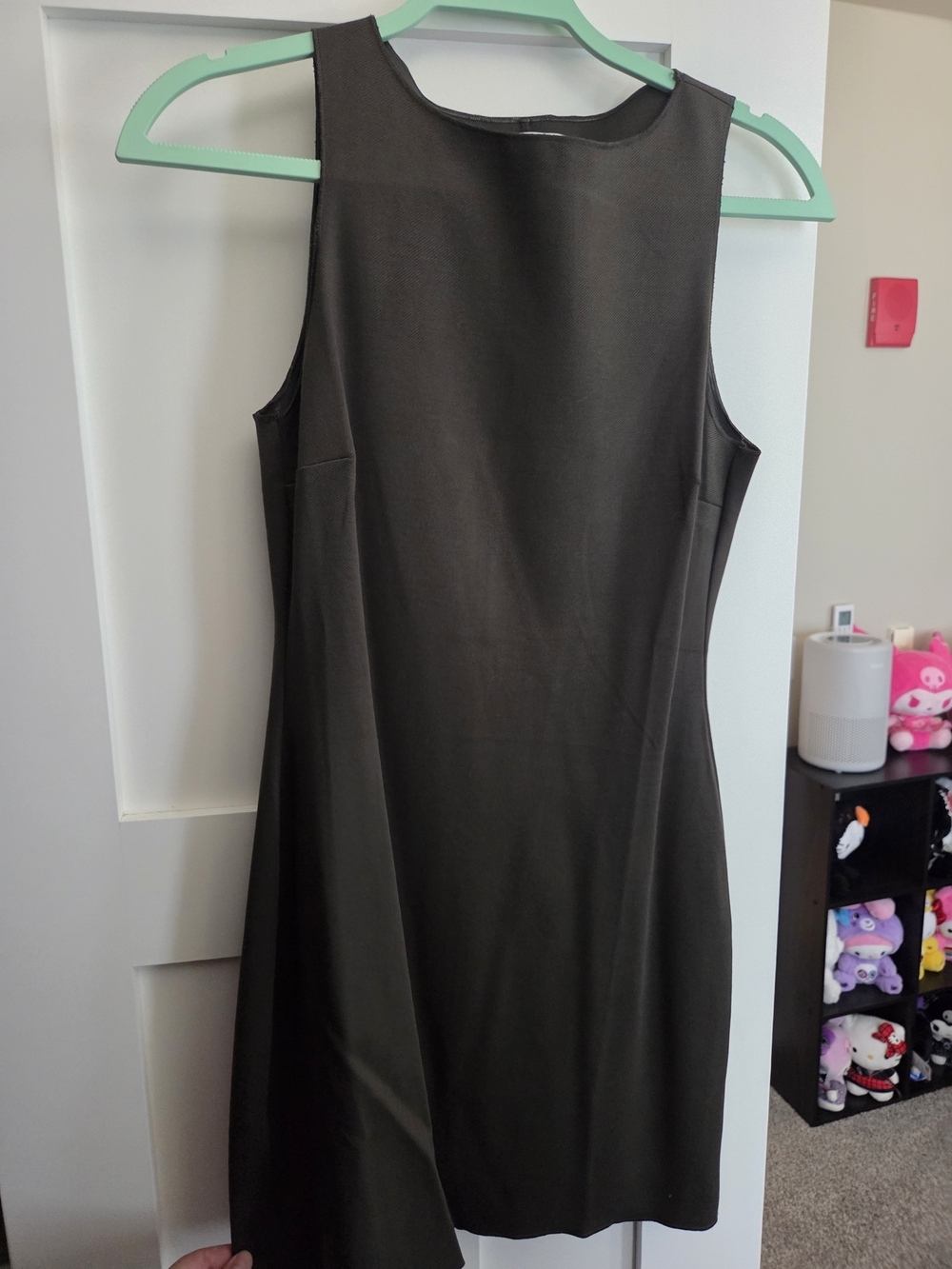 Mango/MNG Classic Sleeveless Green Dress - Timeless Work-to-Event Style